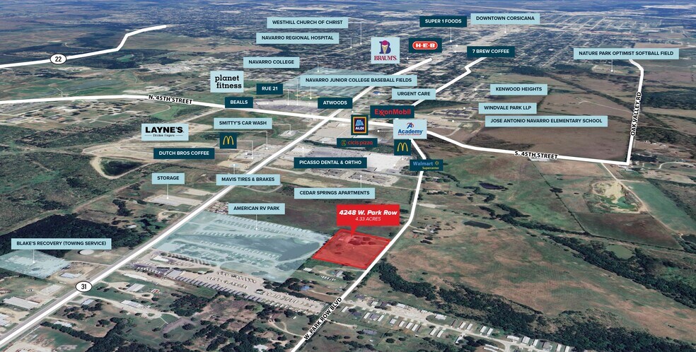 More Photos Of 4248 W Park Row Blvd, Corsicana Land For Sale