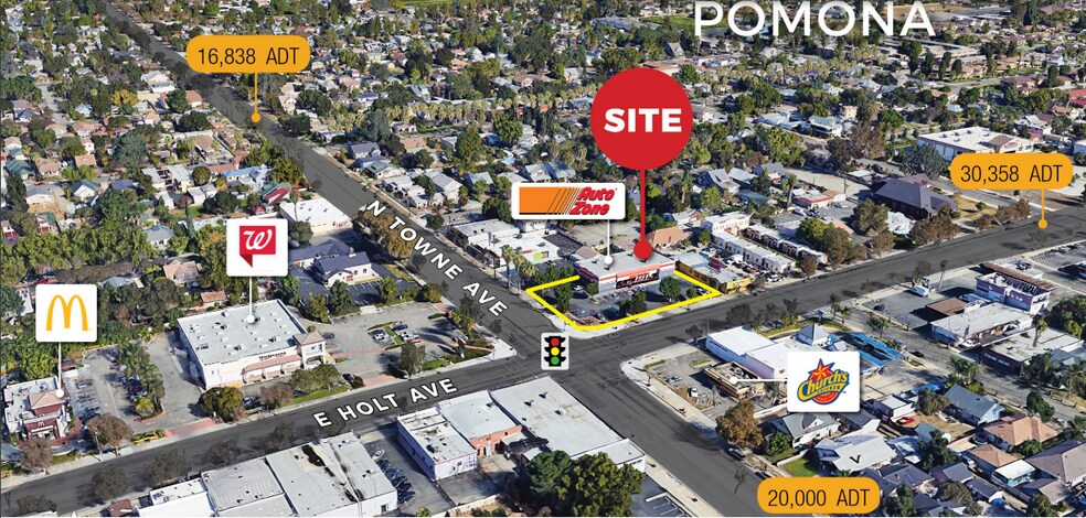 Primary Photo Of 501 E Holt Ave, Pomona Freestanding For Lease