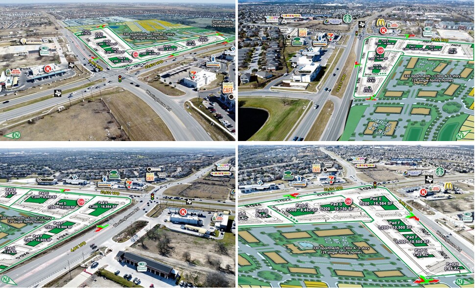 More Photos Of SE Corner Westinghouse Road and FM 1460, Georgetown Unknown For Lease