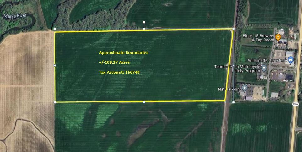 Primary Photo Of Un-Assigned Un-Assigned TL: #200 Tax Account: #156749, Corvallis Land For Sale