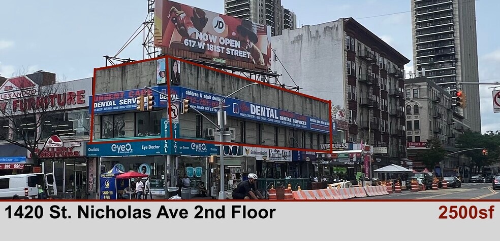 More Photos Of 1416-1420 Saint Nicholas Ave, New York Storefront Retail Office For Lease
