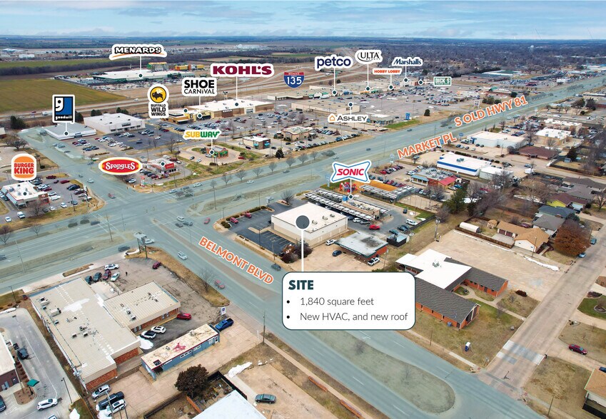 Primary Photo Of 2629 Market Pl, Salina Freestanding For Lease