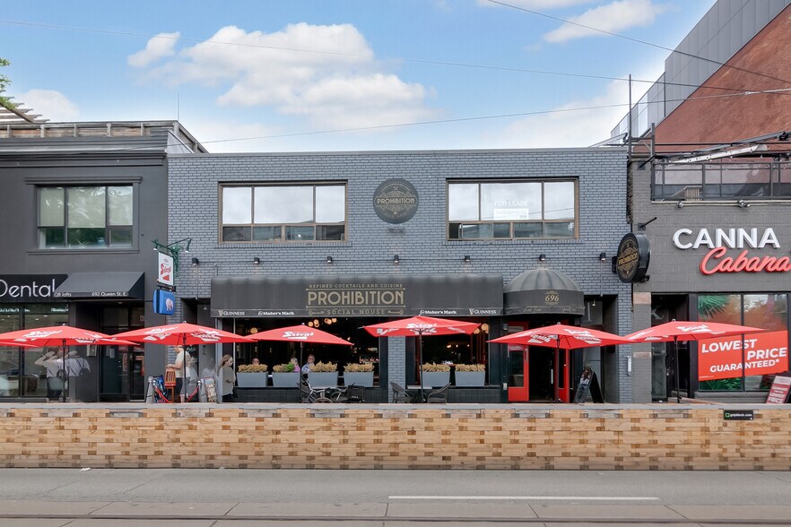More Photos Of 694-696 Queen St E, Toronto Storefront Retail Office For Lease