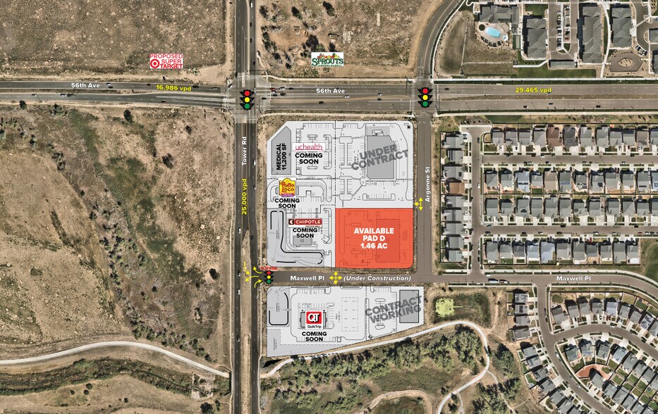 More Photos Of 56th Ave & Tower Road, Denver Land For Sale