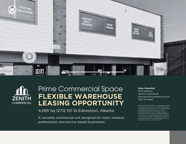 Primary Photo Of 12704 101st St NW, Edmonton Flex For Lease