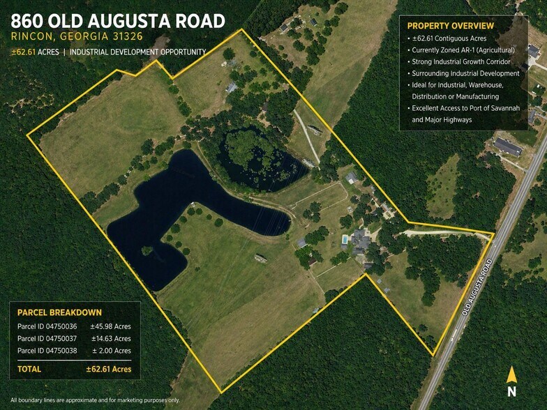 More Photos Of 860 Old Augusta Road South, Rincon Land For Sale