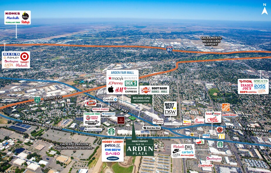 More Photos Of 1740 Arden Way, Sacramento General Retail For Sale