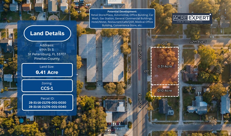 Primary Photo Of 49th St S, Saint Petersburg Land For Sale