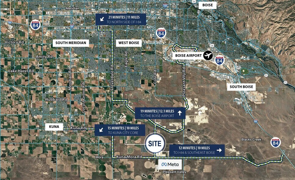 More Photos Of 14371 S Cole Rd, Kuna Land For Sale