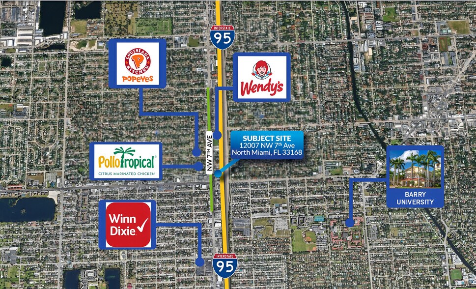 More Photos Of 12001-12009 NW 7th Ave, Miami Freestanding For Lease