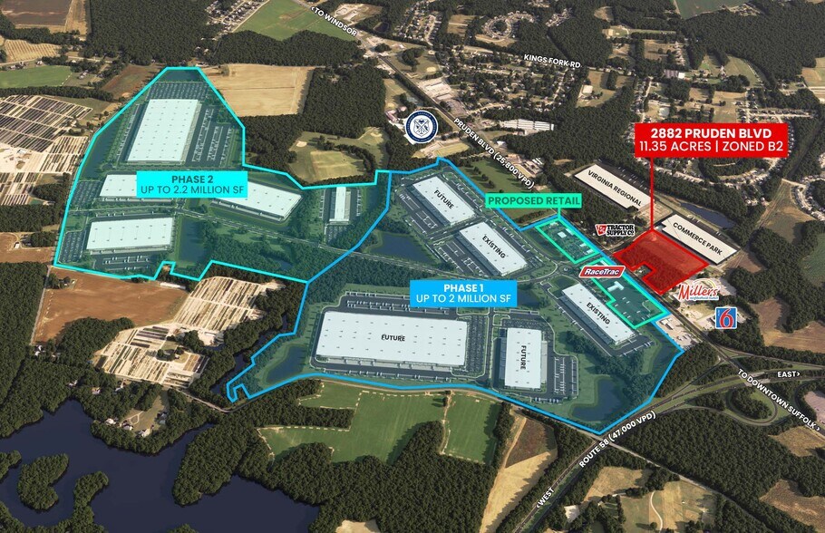 More Photos Of 2882 Pruden Blvd, Suffolk Land For Lease