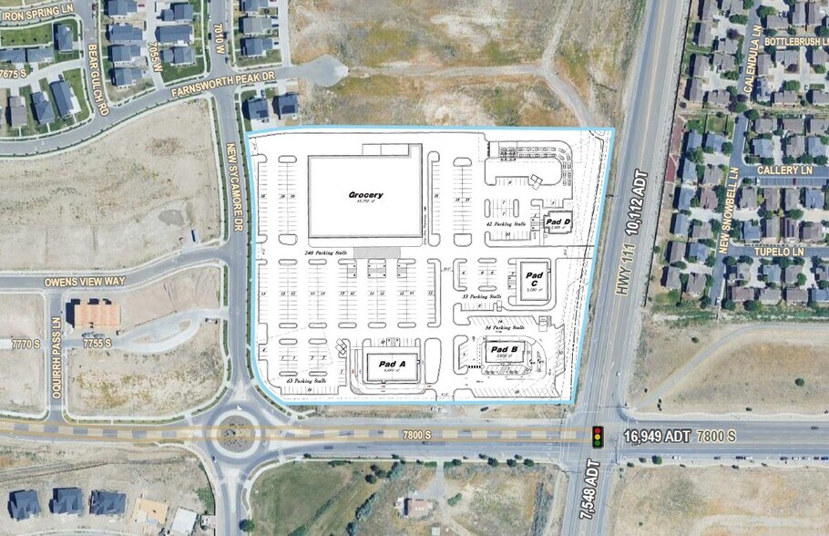 Primary Photo Of 7800 South & New Sycamore Drive, West Jordan General Retail For Lease