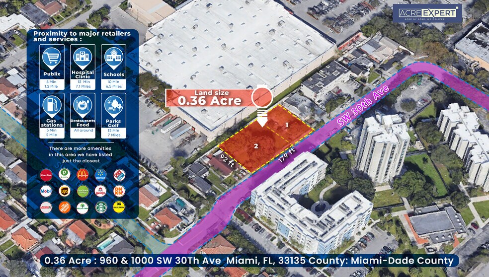More Photos Of 960 & 1000 SW 30th Ave, Miami Land For Sale