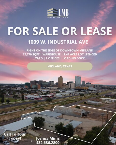 Primary Photo Of 1001-1009 W Industrial Ave, Midland Warehouse For Sale