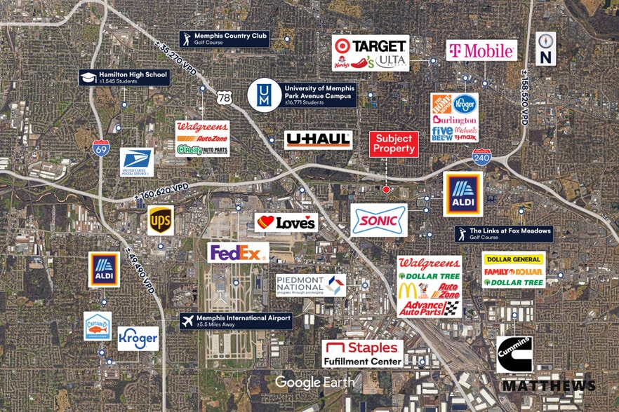 More Photos Of 4279-4293 American Way, Memphis Freestanding For Sale