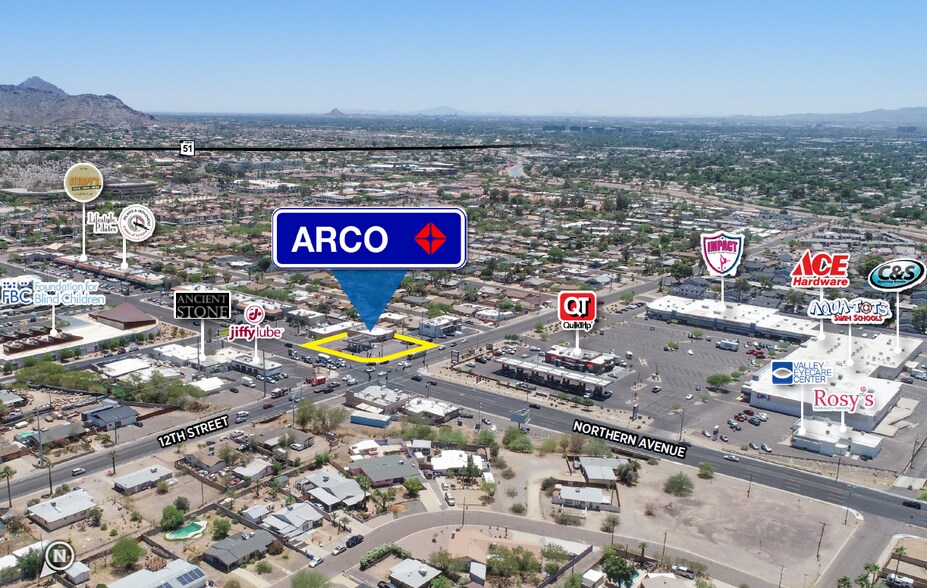 More Photos Of 1201 E Northern Ave, Phoenix Service Station For Sale