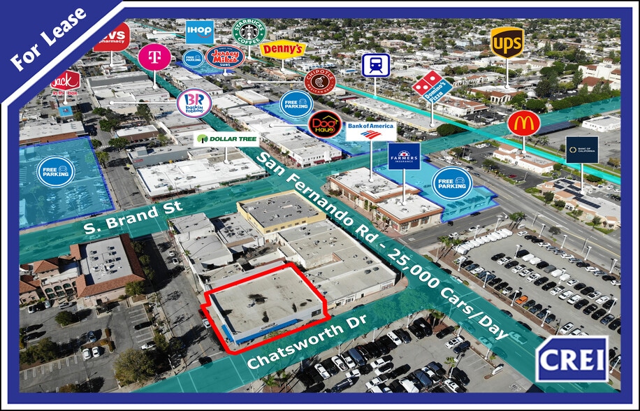 Primary Photo Of 215 Chatsworth Dr, San Fernando Freestanding For Lease