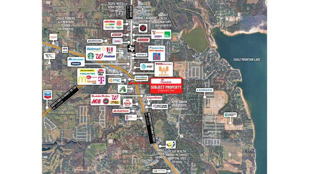 More Photos Of 417 Pkwy, Azle Fast Food For Sale