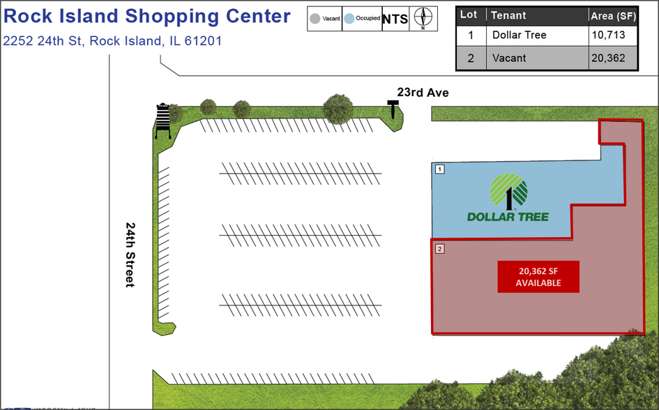 More Photos Of 2252 24th St, Rock Island Storefront For Lease