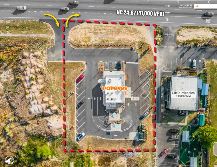 More Photos Of 1517 NC-24, Cameron Fast Food For Sale