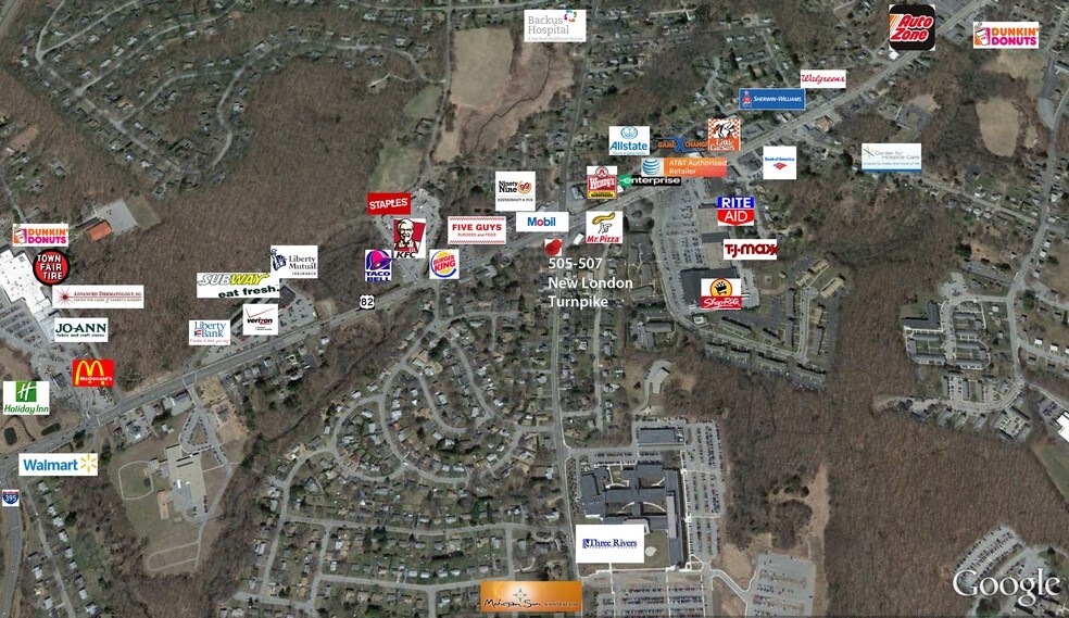 More Photos Of 505-507 New London Tpke, Norwich Land For Sale