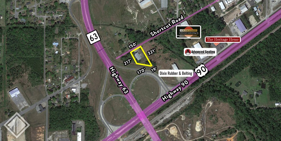 More Photos Of 6124 Short Cut Rd, Moss Point Warehouse For Lease