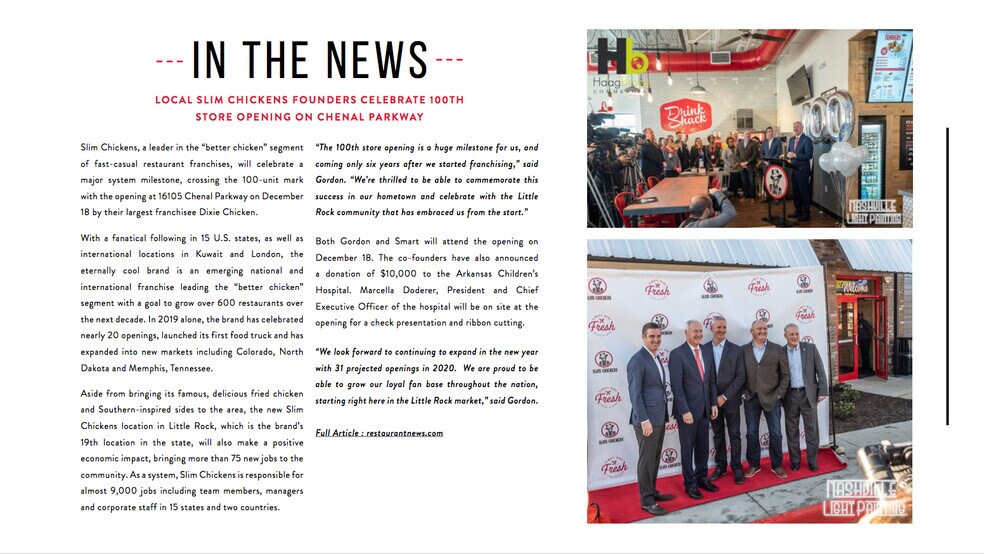 Primary Photo Of 16105 Chenal Pkwy, Little Rock Fast Food For Sale