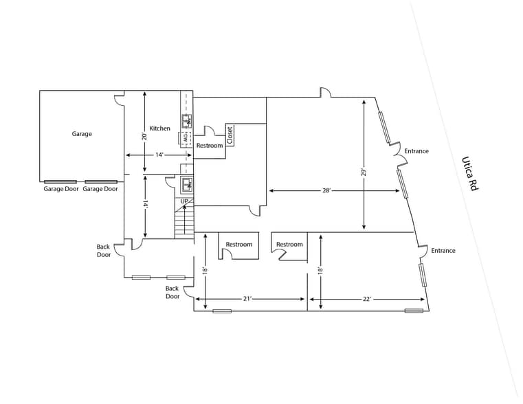 More Photos Of 28905-28909 Utica Rd, Roseville Office For Lease