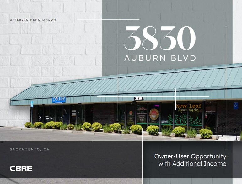 Primary Photo Of 3830 Auburn Blvd, Sacramento Office For Sale