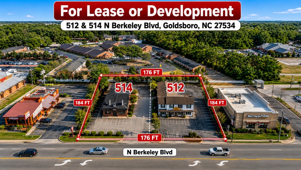 Primary Photo Of 514 N Berkeley Blvd, Goldsboro Freestanding For Lease