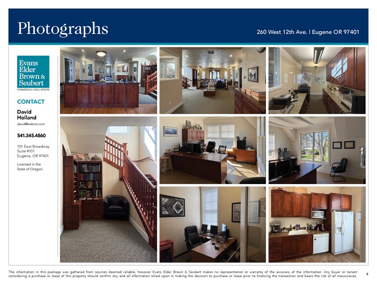 More Photos Of 260 W 12th Ave, Eugene Office For Sale