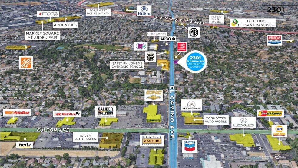 2301 El Camino Ave, Sacramento, CA 95821 Auto Repair For Sale