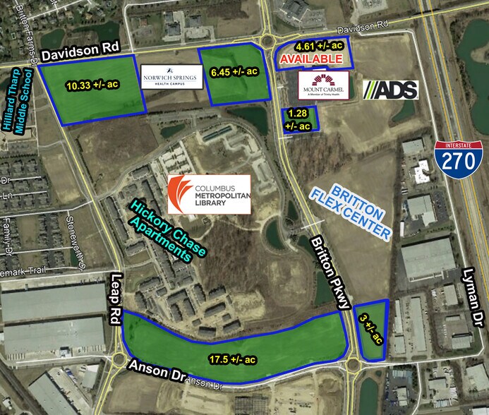More Photos Of 4674 Britton Pky, Hilliard Land For Sale
