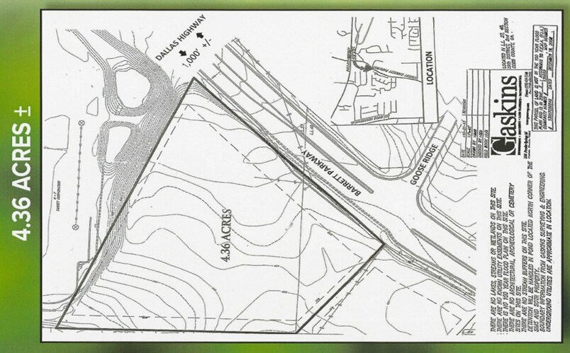 More Photos Of 3602 Ernest W. Barrett Parkway, Marietta Land For Sale