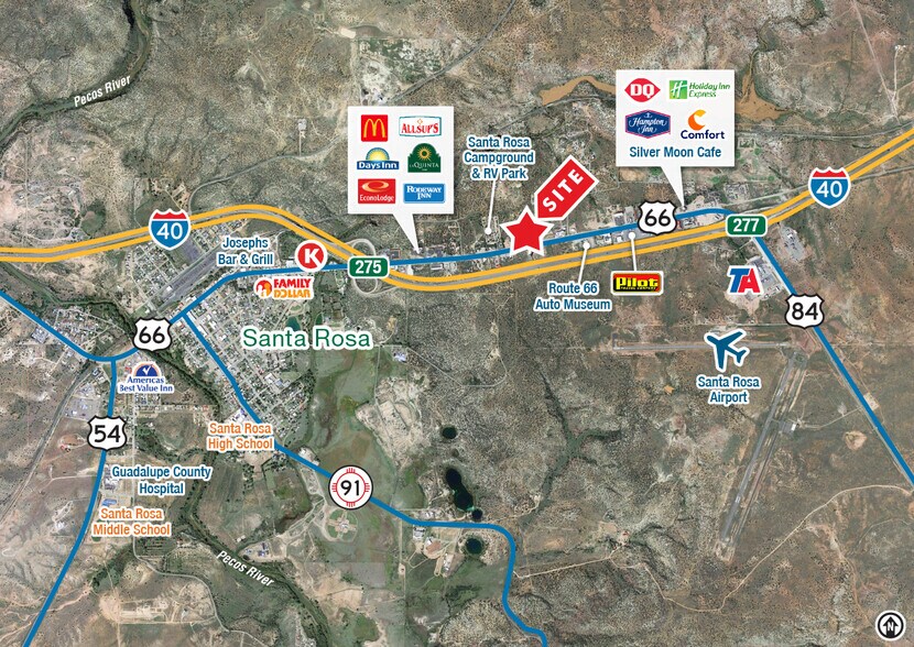 More Photos Of 2383 Route 66, Santa Rosa Hotel For Sale