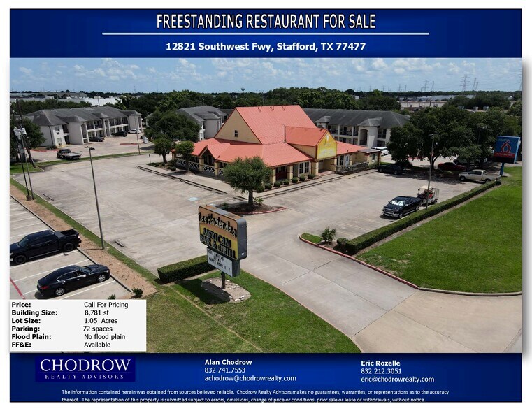 Primary Photo Of 12821 Southwest Fwy, Stafford Restaurant For Sale