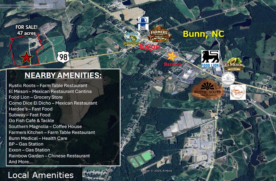 More Photos Of 686 NC 98 Hwy W, Bunn Land For Sale