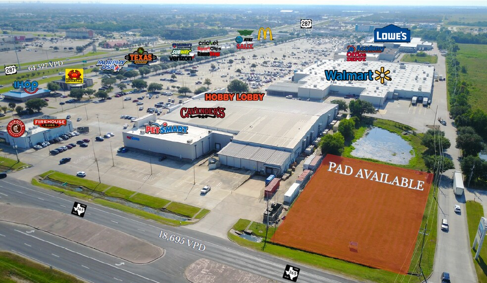 Primary Photo Of SWC US 287 & FM 365, Port Arthur Storefront For Lease