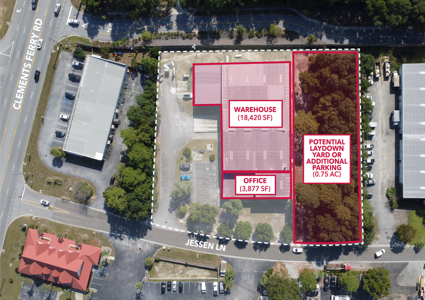 More Photos Of 415 Jessen Ln, Charleston Warehouse For Lease