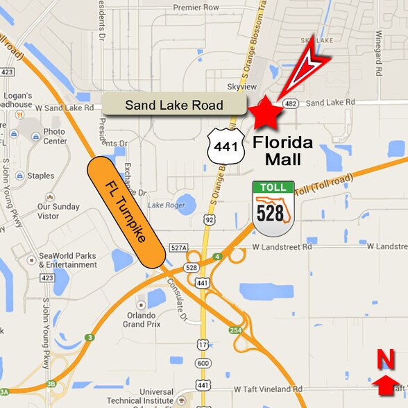 More Photos Of 1301-1361 Florida Mall Ave, Orlando Storefront For Sale