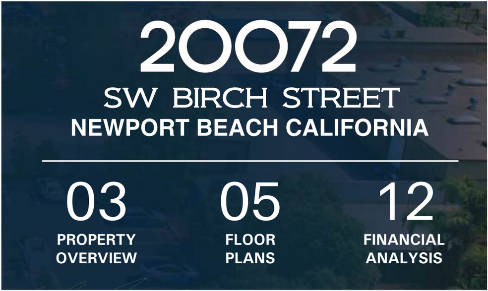 More Photos Of 20072 SW Birch St, Newport Beach Medical For Sale
