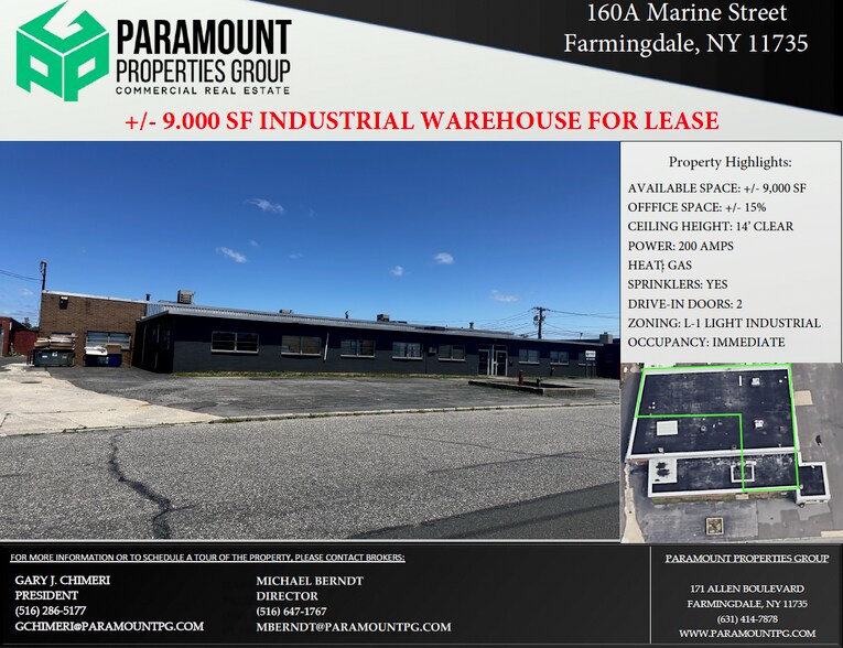 Primary Photo Of 160 Marine St, Farmingdale Warehouse For Lease