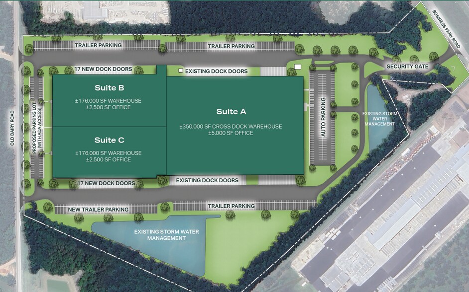 More Photos Of 1116 Business Park Rd, Summerville Distribution For Lease
