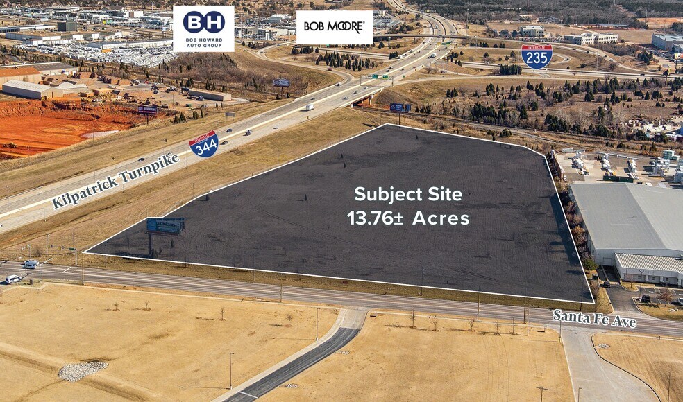 Primary Photo Of SE/C of Kilpatrick Turnpike (I-344) & Santa Fe Ave, Oklahoma City Land For Sale