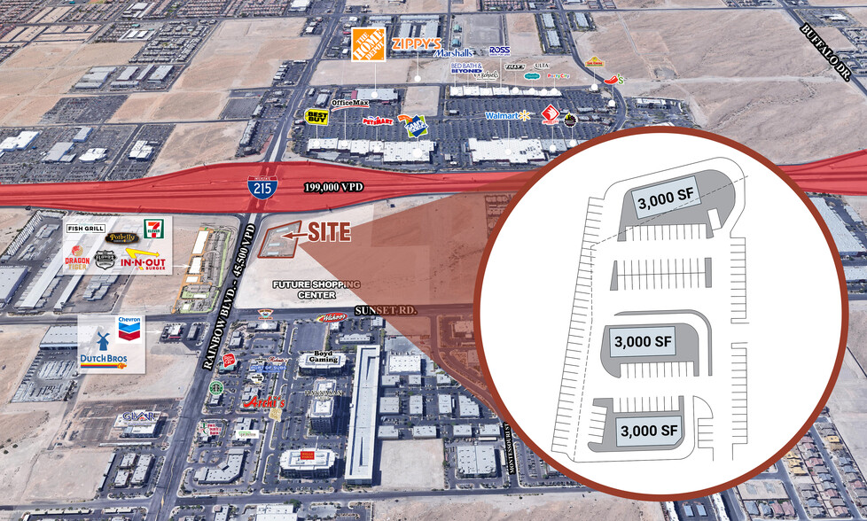 Primary Photo Of I 215 @ Rainbow Boulevard, Las Vegas Land For Lease