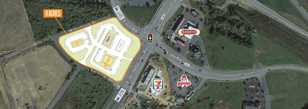 More Photos Of Tinkling Springs Rd and Expo Rd, Fishersville Land For Lease