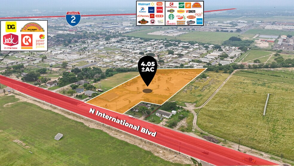 More Photos Of 2009 International Blvd, Weslaco Land For Sale