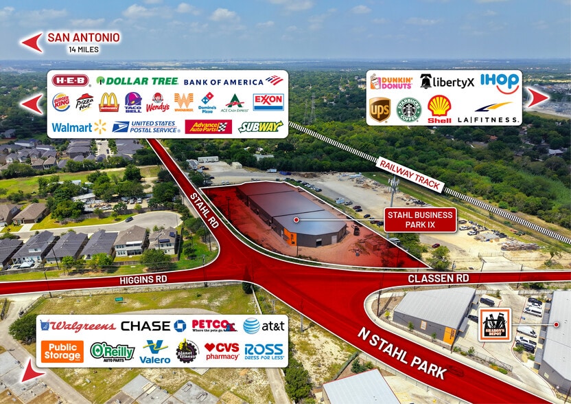 More Photos Of 4517 Stahl Rd, San Antonio Flex For Lease