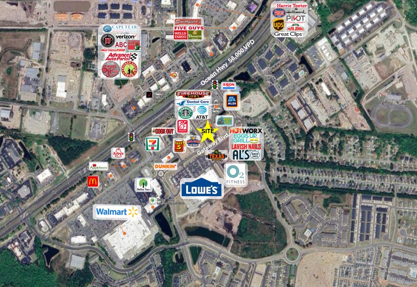 More Photos Of Hwy 17 & Ploof Rd, Leland Restaurant For Lease