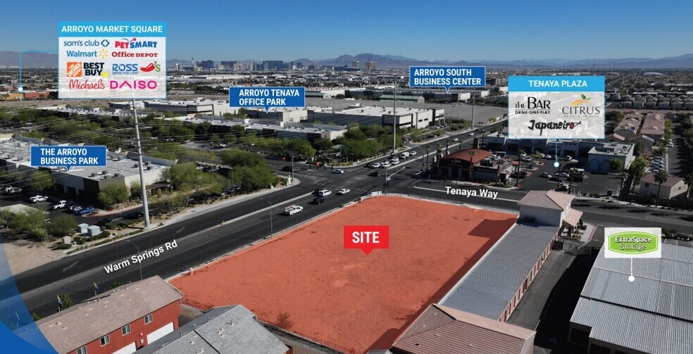 Primary Photo Of Warm Springs & Tenaya W-SWC, Las Vegas General Retail For Lease